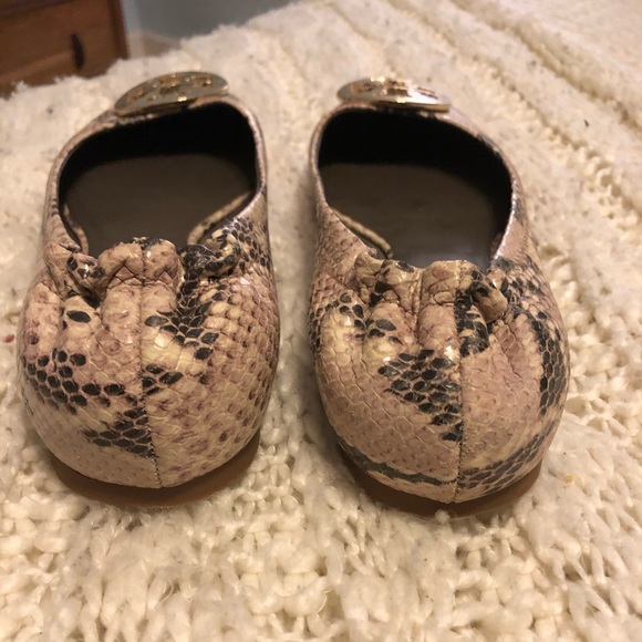 Tory Burch reva snakeskin flats - Picture 3 of 5